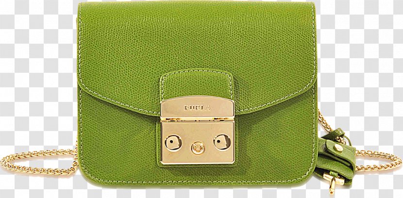 Handbag Furla Metropolis Mini Bag Green Shoulder M - Messenger Bags Transparent PNG