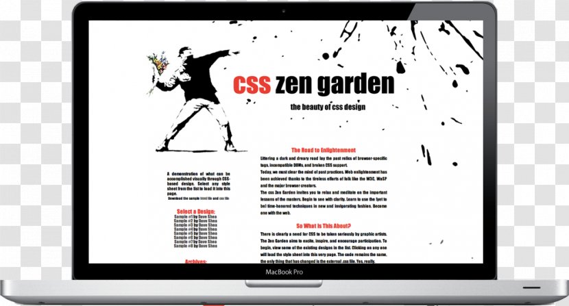 Responsive Web Design CSS Zen Garden Cascading Style Sheets - Multimedia Transparent PNG
