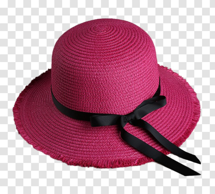 Sun Hat Magenta - Headgear Transparent PNG