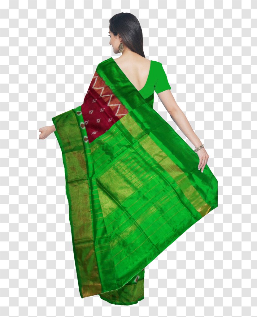 Uppada Zari Sari Silk Pochampally Saree - Material - Handloom Transparent PNG