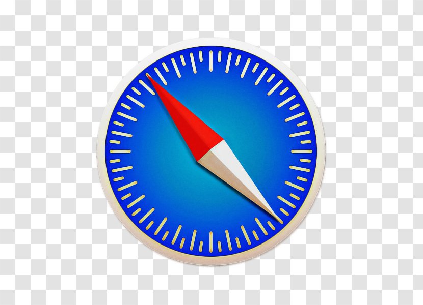 Apple Logo Background - Safari - Electric Blue Transparent PNG
