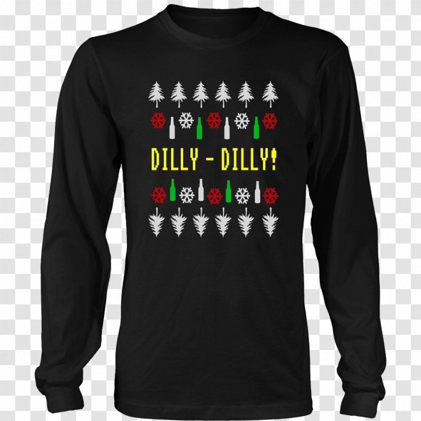 Long-sleeved T-shirt Hoodie - Sweatshirt - Dilly Transparent PNG