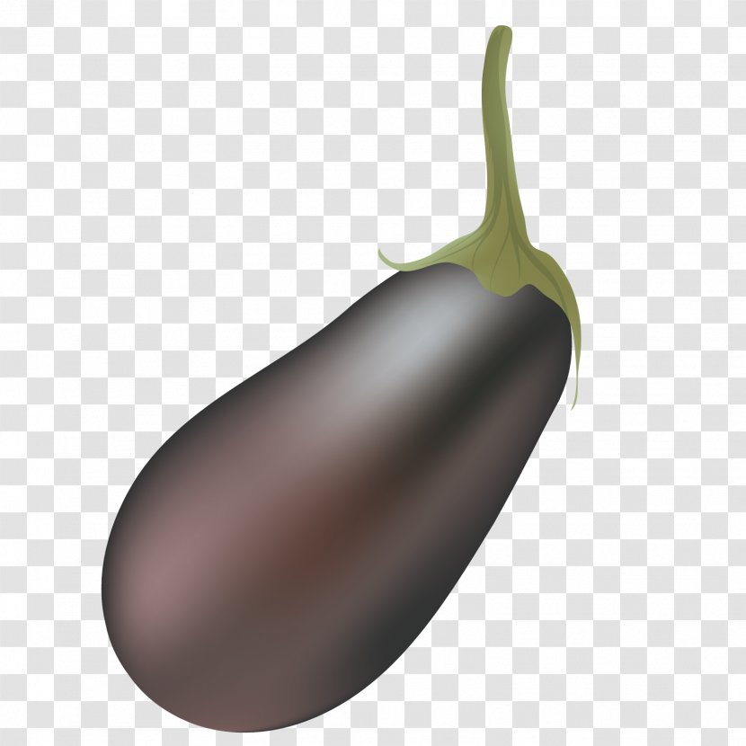 Eggplant - Cartoon - Vector Small Transparent PNG