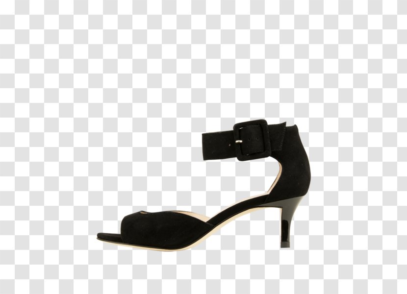 Sandal Suede Shoe Leather Slingback - Heel Transparent PNG