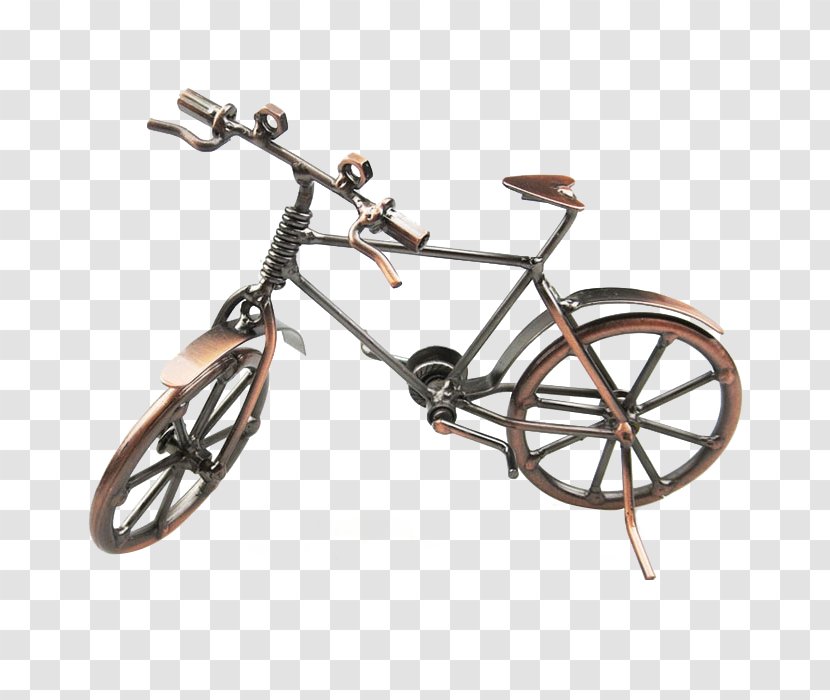 Bicycle Metal Cycling Motorcycle Cycle Rickshaw - Handlebar - Parked Bicycles Transparent PNG