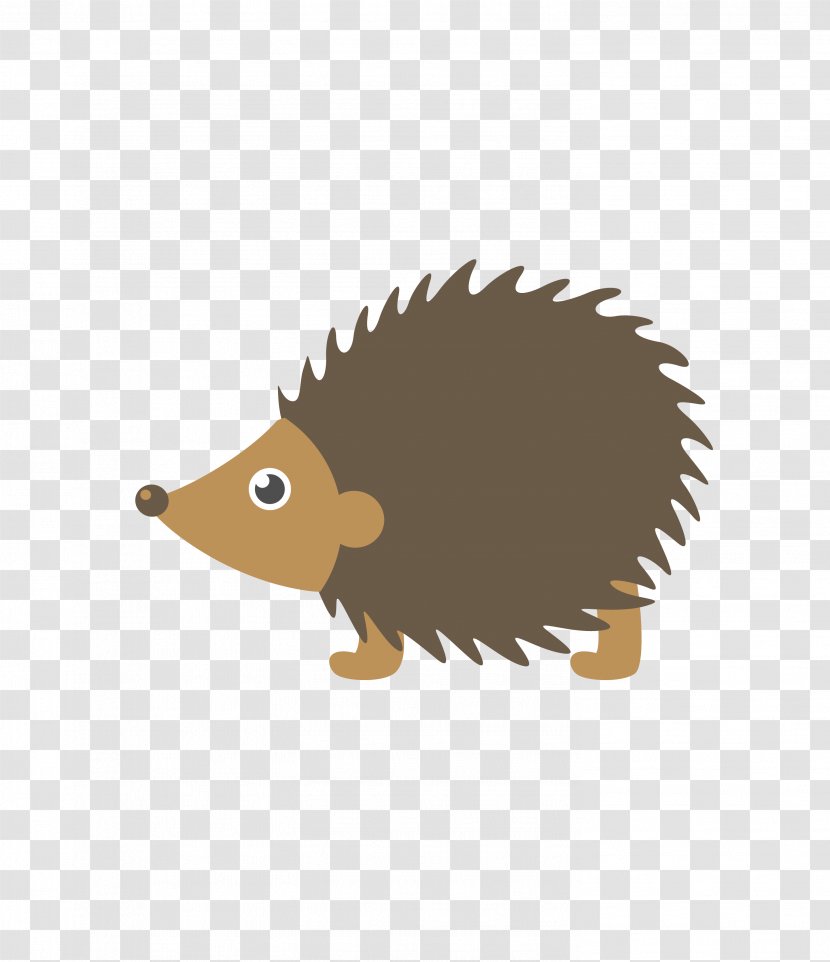 Hedgehog Cartoon - Organism - Vector Black Small Hedgehogs Transparent PNG