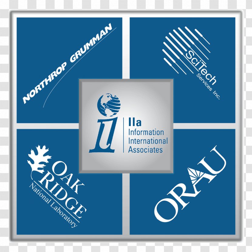 Oak Ridge Logo Brand Font ORAU - Blue - Line Transparent PNG