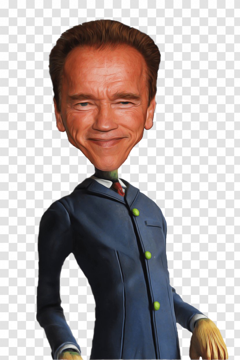 Arnold Schwarzenegger Caricature Celebrity - Gentleman Transparent PNG