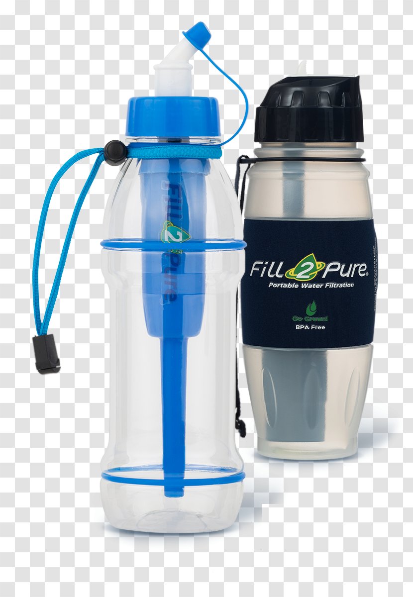 Water Filter Filtration Purification Bottles - Bottle - Means Pure Transparent PNG