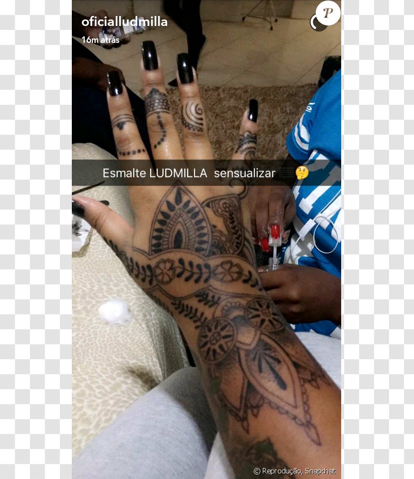 Henna Abziehtattoo Arm Hand - Heart - Tatuagem Transparent PNG
