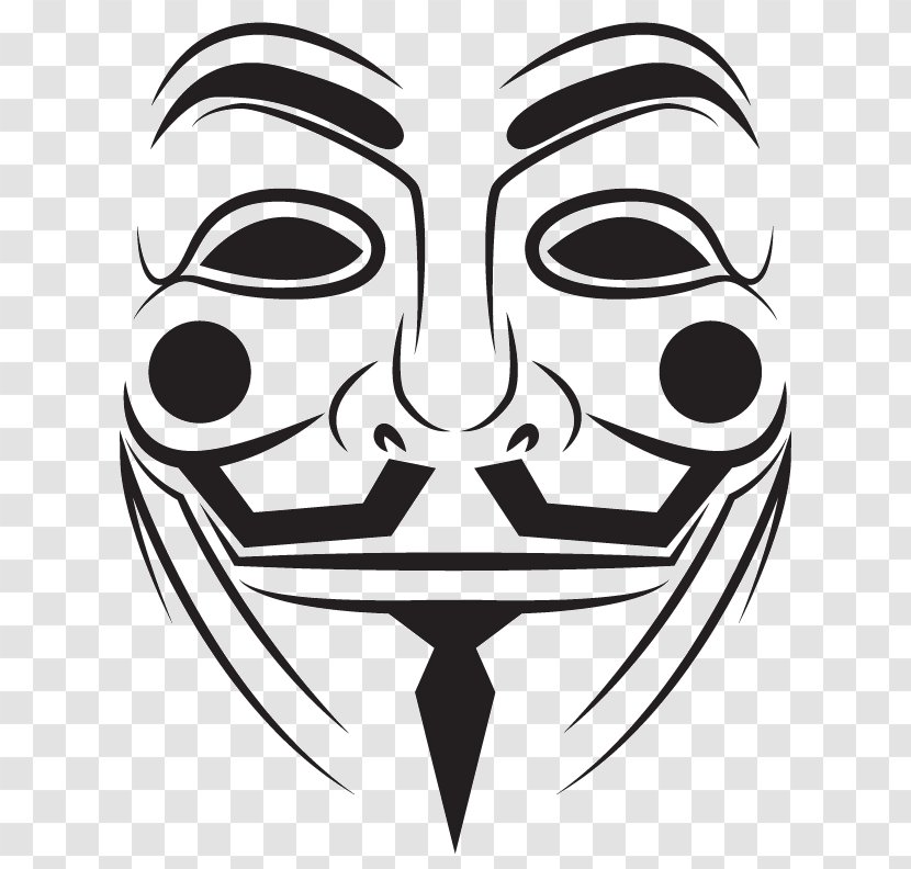 T-shirt Man Is Least Himself When He Talks In His Own Person. Give Him A Mask, And Will Tell You The Truth. Guy Fawkes Mask Anonymous - Smile Transparent PNG