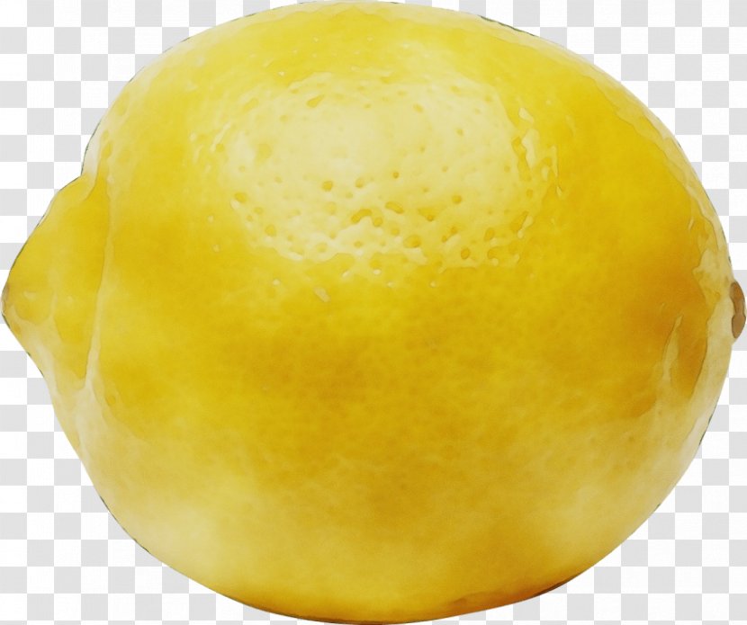 Yellow Lemon Sweet Fruit Food - Citron Ball Transparent PNG