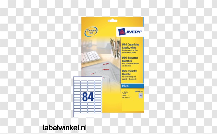 Paper Label Avery Dennison Recycling Adhesive - Pro100 Transparent PNG