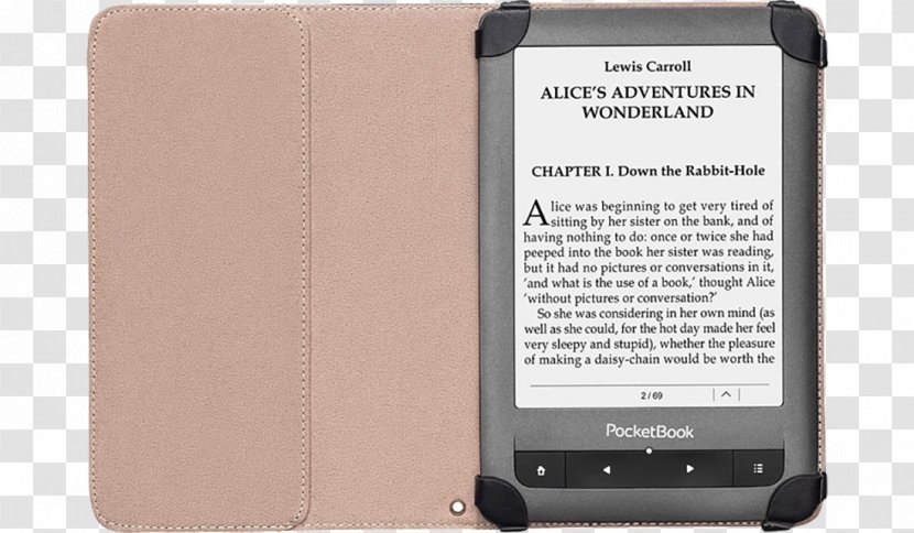 PocketBook International E-Readers EBook Reader 15.2 Cm PocketBookTouch Lux E-book Brown - Handheld Devices - Playing Phone Transparent PNG