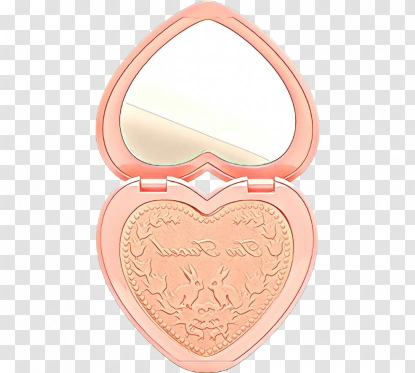 Pink Heart Peach Fashion Accessory Beige Transparent PNG