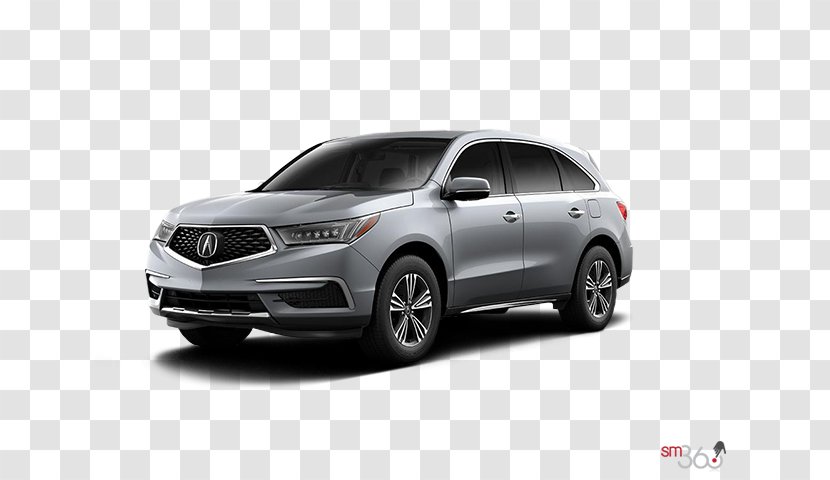 2018 Acura MDX 3.5L Sport Utility Vehicle Luxury Car - Technology Transparent PNG