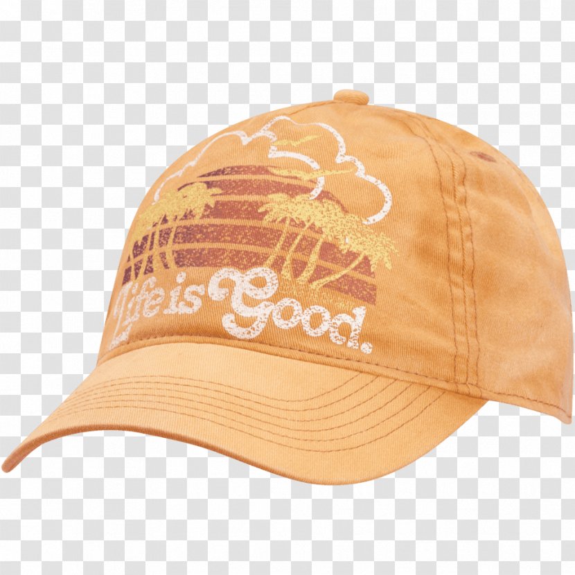 Baseball Cap Life Is Good Product Transparent PNG