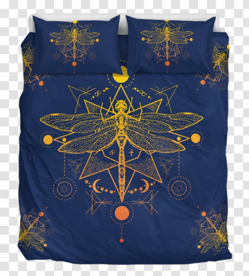 Buddhism Bedding Parure De Lit Meditation - Cobalt Blue Transparent PNG