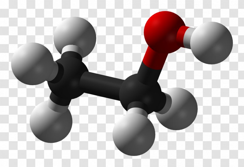 Ethanol Molecule Alcoholic Drink Chemistry - 3d Transparent PNG