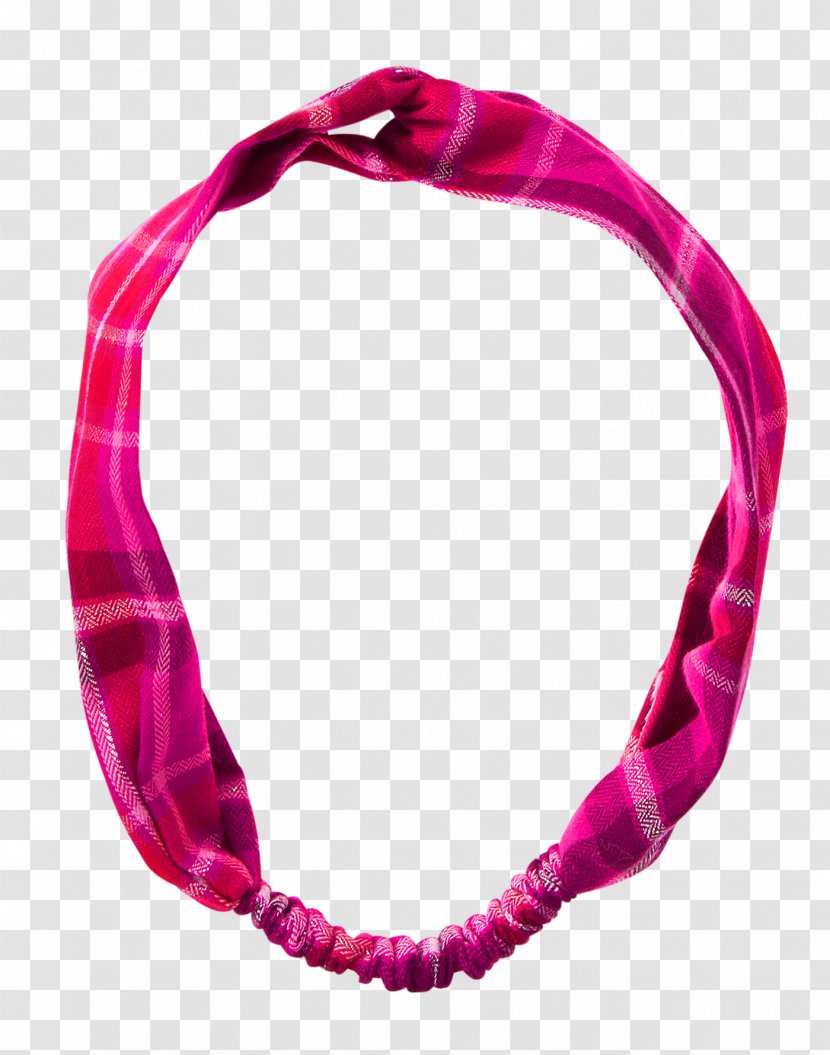 Necklace Bracelet Hair Tie Jewelry Design Pink M - Accessory - Headband Transparent PNG