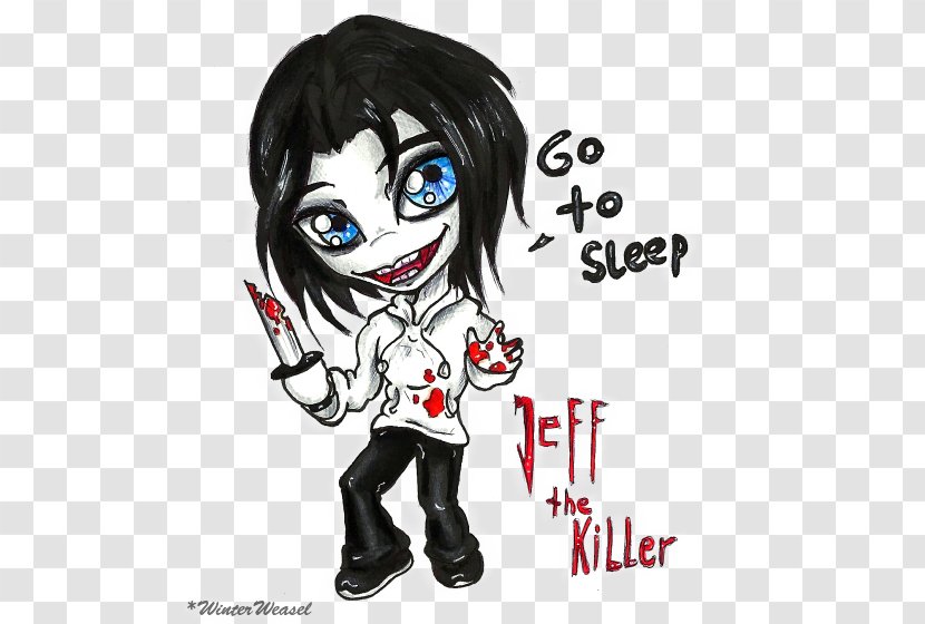 Jeff The Killer Minecraft Drawing Creepypasta - Cartoon - Heart Transparent PNG