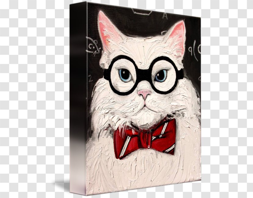 Whiskers Science Canvas Print Catnip - Printing Transparent PNG