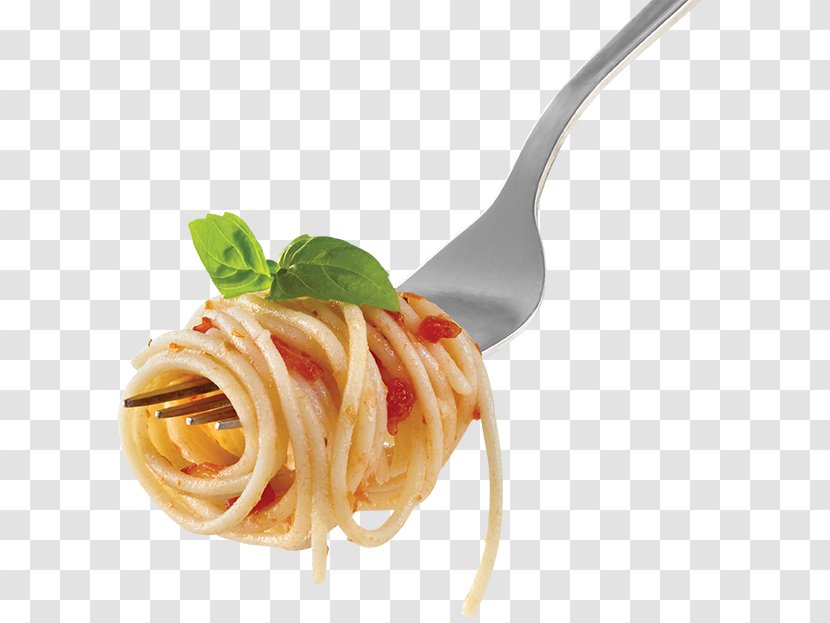 Spaghetti Alla Puttanesca Taglierini Pasta Al Pomodoro Bucatini - Cutlery - Dente Transparent PNG