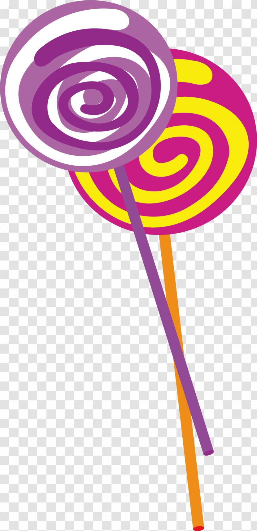Lollipop Clip Art - Text - Vector Element Transparent PNG