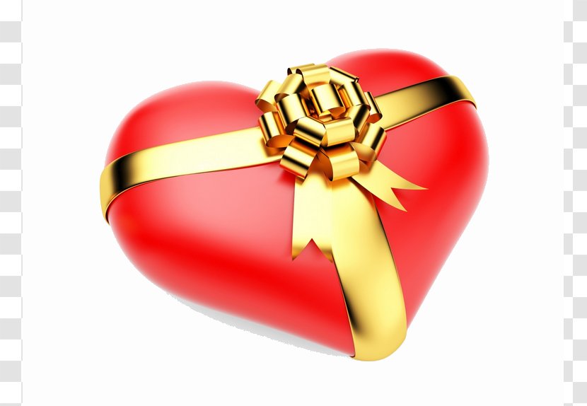 Heart Gift Valentine's Day Clip Art - Wrapping Transparent PNG