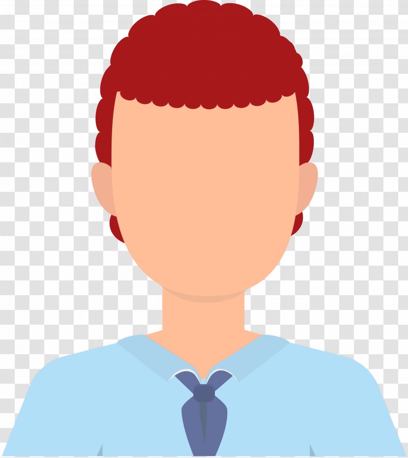 Red Hair Nose Illustration - Tree - Vector Man Head Transparent PNG