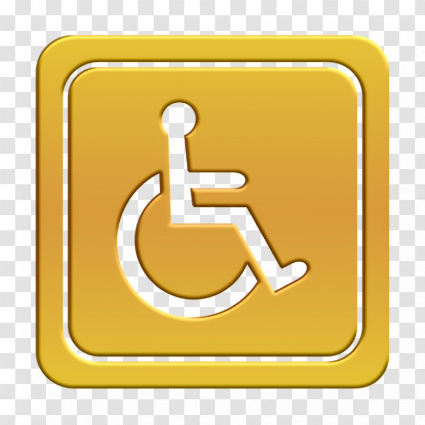 Handicapped Sign Icon Handicap Icon Signs Icon Transparent PNG
