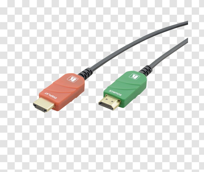 HDMI Kramer Electronics Electrical Cable Optical Fiber Serial - Accessory - Fibre Optic Transparent PNG