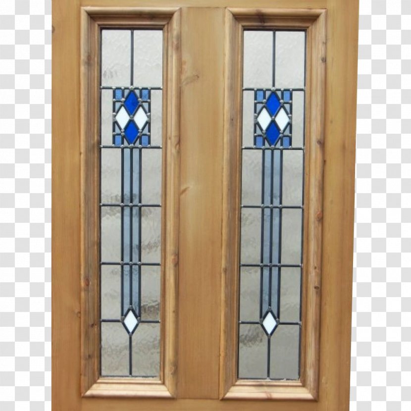 Window Art Deco Stained Glass Sliding Door Handle - Nouveau Transparent PNG