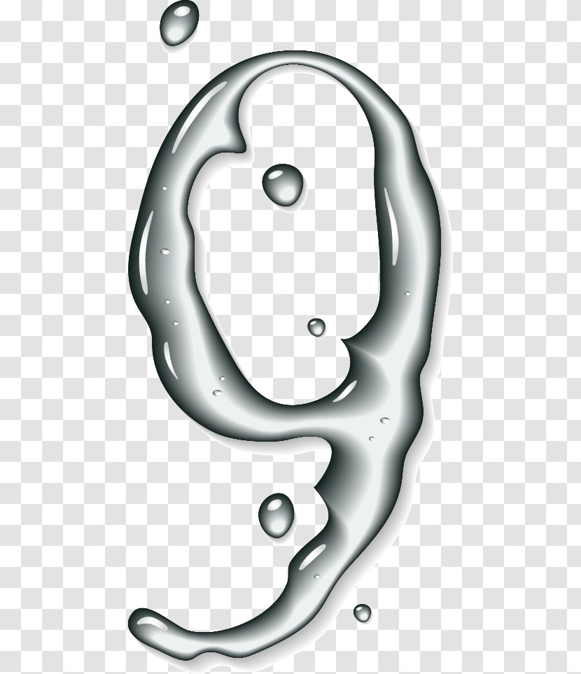 Drop Art - Nose - Creative Digital Water Element Transparent PNG