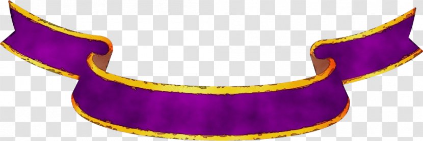 Yellow Purple - Watercolor Transparent PNG