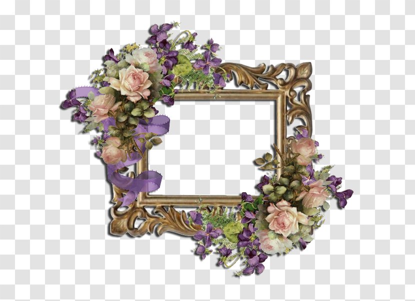 Floral Wreath Frame - Cornales Transparent PNG