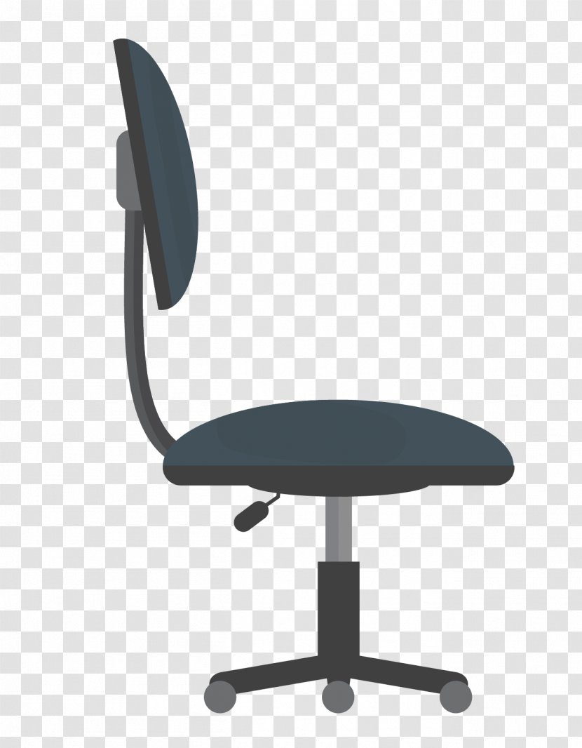 Office Chair Desk - Writing - Black Lift Transparent PNG