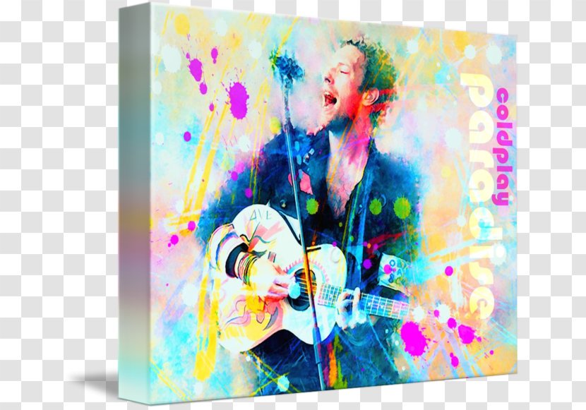 Coldplay Modern Art Painting Canvas Print Transparent PNG