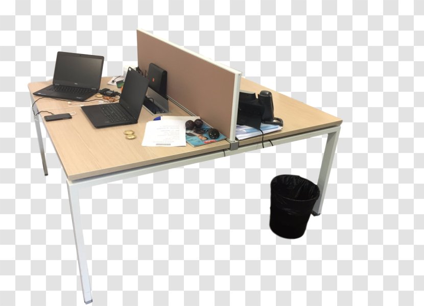 Desk Table Office Wood Furniture - Bench Plan Transparent PNG
