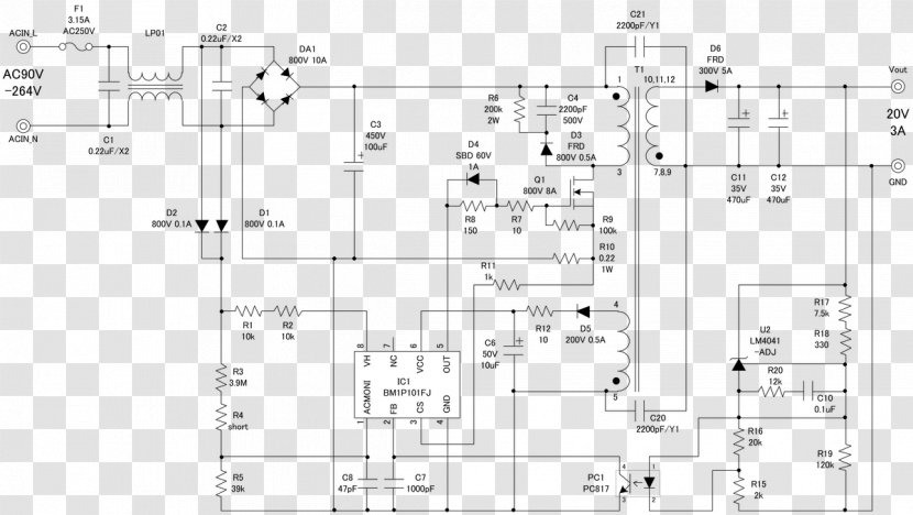 Floor Plan Technical Drawing Electronic Circuit - Passive Component - Design Transparent PNG