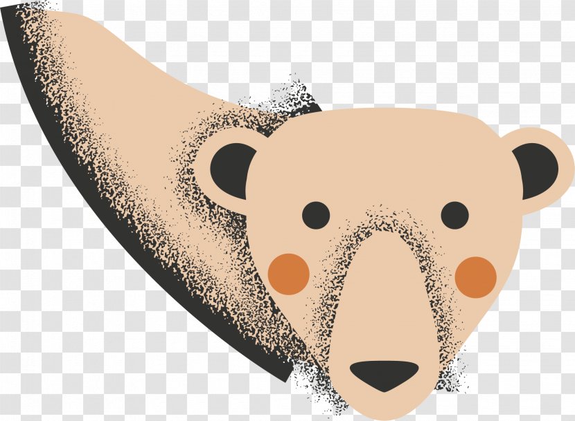 Bear - Cartoon - Vector Cute Little Transparent PNG