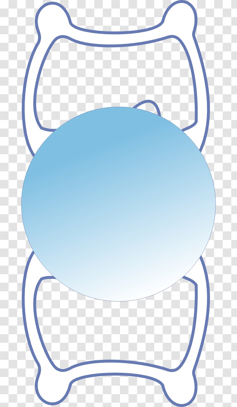 Clip Art Line Chair Angle Product Design - Blue - Adjust Border Transparent PNG