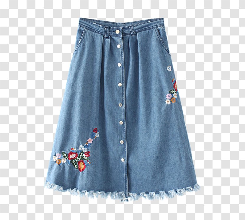 Denim Skirt Fashion Jeans - Barnes Noble - Frayed Transparent PNG