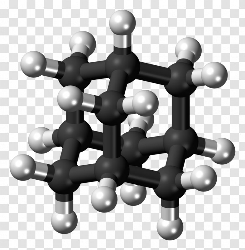 Adamantane Amantadine Rimantadine Chemical Compound Diamondoid - Molecule Transparent PNG