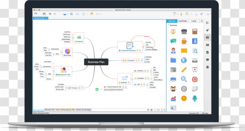 XMind Mind Map Computer Software MacOS Cracking - Installation - Mapping Transparent PNG