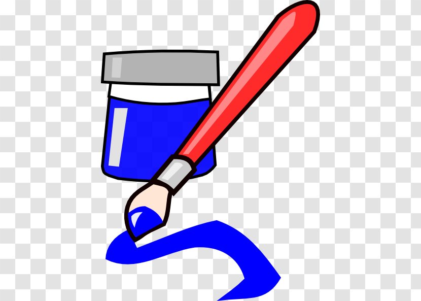 Paintbrush Free Content Clip Art - Line - Cartoon Pictures Of Paint Brushes Transparent PNG