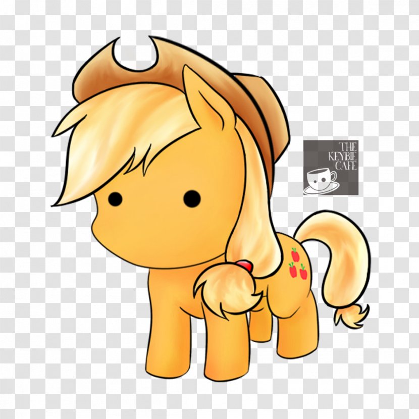 My Little Pony Applejack Horse Cat - Cartoon Transparent PNG