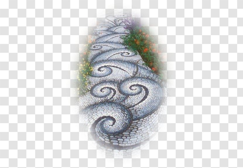 Rock Walkway Garden Pebble - Spiral Transparent PNG
