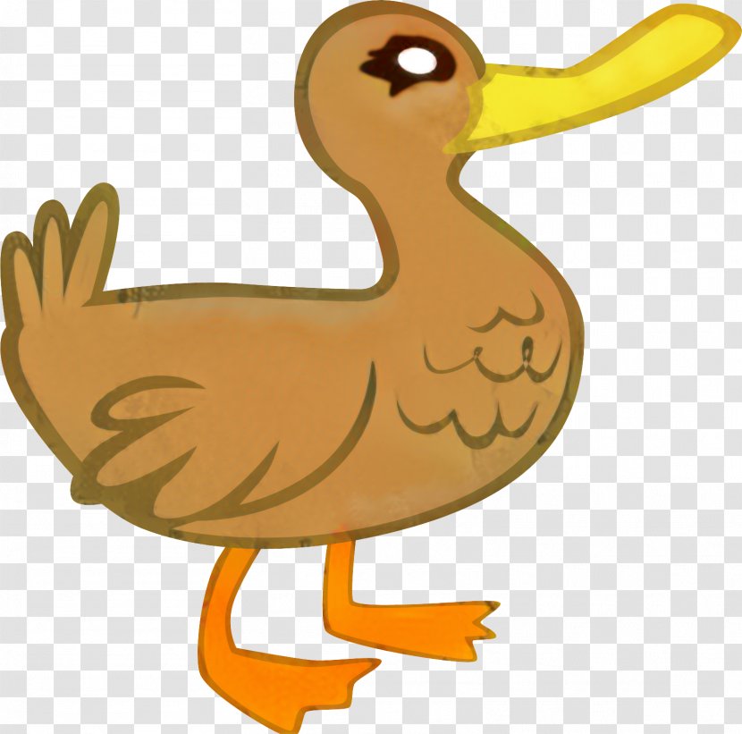 Chicken Cartoon - Goose - American Black Duck Animal Figure Transparent PNG