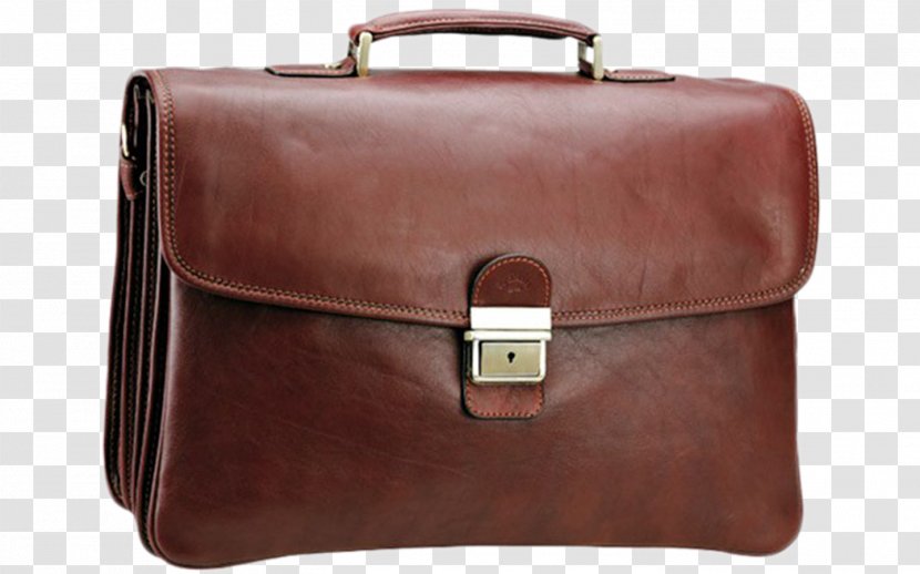 Briefcase Leather Handbag Satchel Belt Transparent PNG